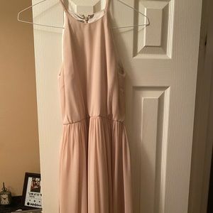 Bridesmaid blush dress BHLDN
